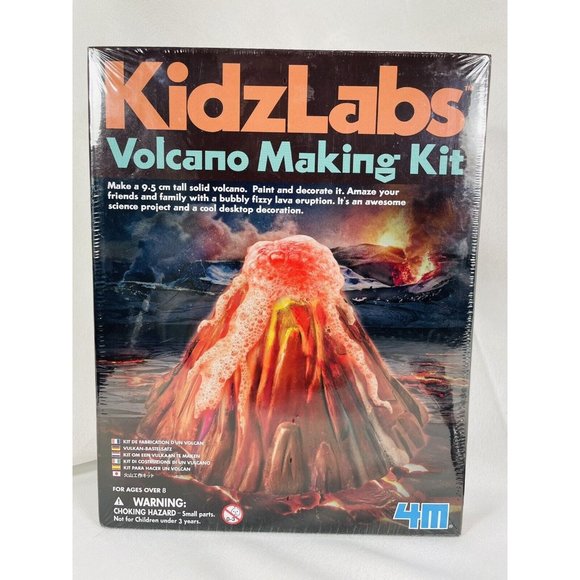 Volcano Making Kit by Kidz Labs Fun Science Product 4M NEW Factory SEALED Age 8+ - Picture 1 of 6